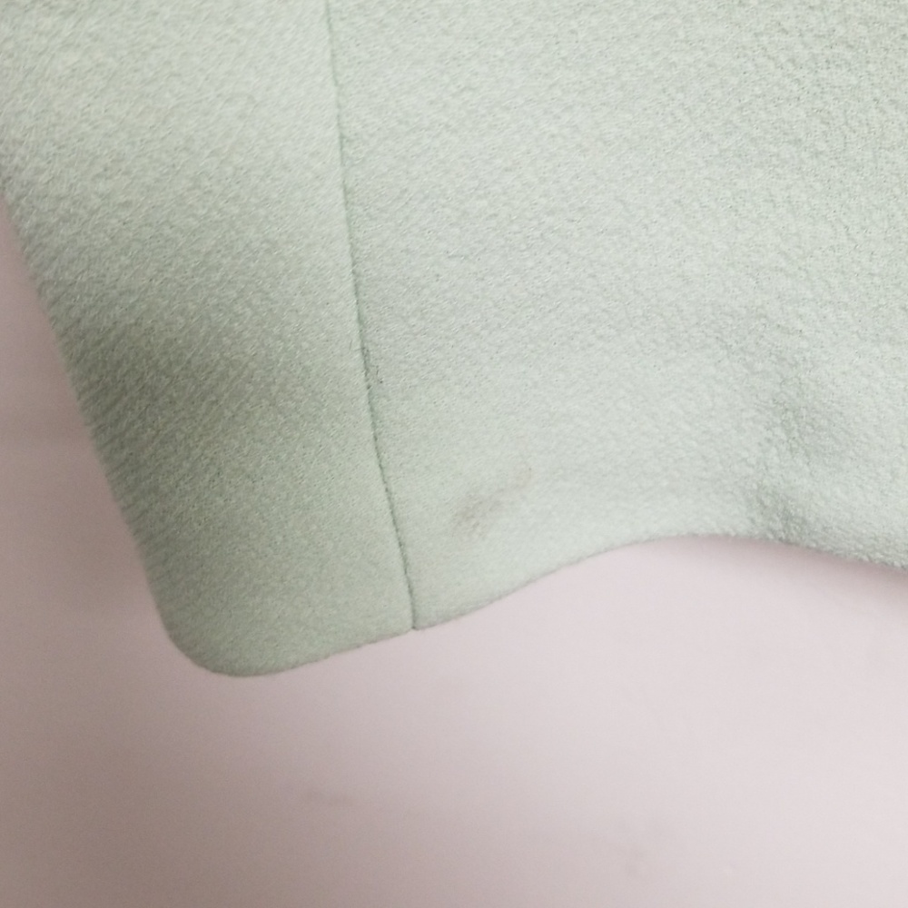 Nwt J. Crew Mint Wool Button Coat Size 00 - image 2